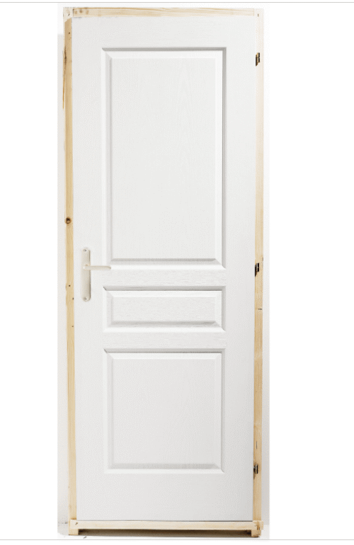 Bloc-porte acoustique postformé H.204 x l.63 cm, poussant droit - Tikamart
