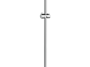 Barre de douche Hansgrohe Unica Varia 105 cm en laiton chromé avec distance de perçage variable.​