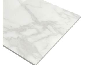 Carrelage mural effet marbre blanc Carrare Murano 40 x 80 cm