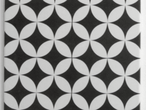 Carrelage mur sol effet ciment noir blanc Gatsby 1 - Tikamart