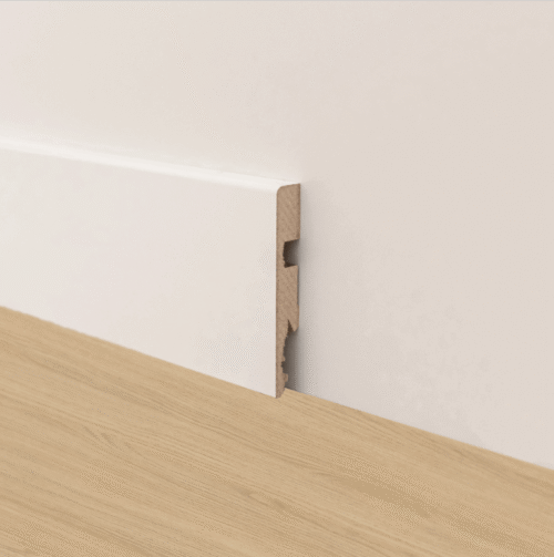 Plinthes MDF Carré Blanches - Tikamart